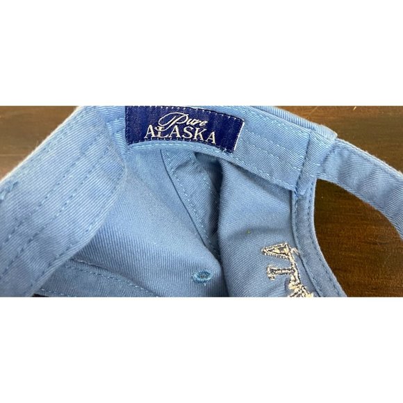 Juneau Alaska Adjustable Strap Cap Travel Cruise Blue Embroidered - Picture 4 of 4